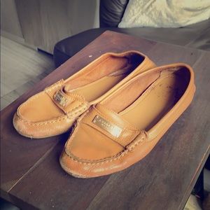 Coach leather loafers